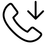Phone Incoming Call SVG Icon